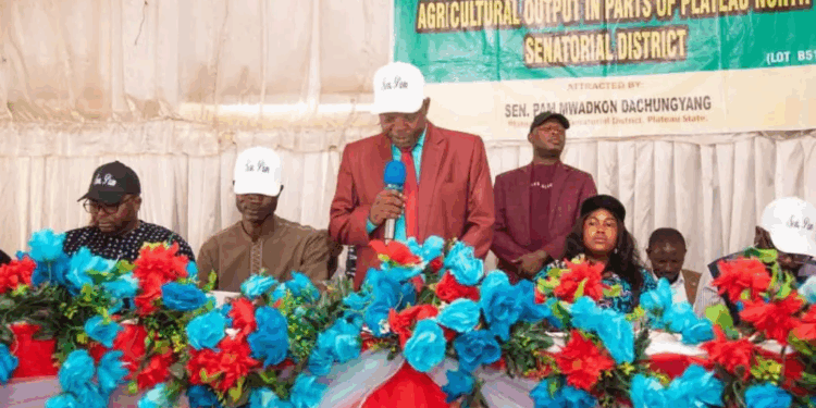 Sen. Dachunggyang Empowers Constituents with Palliatives and Farming Support