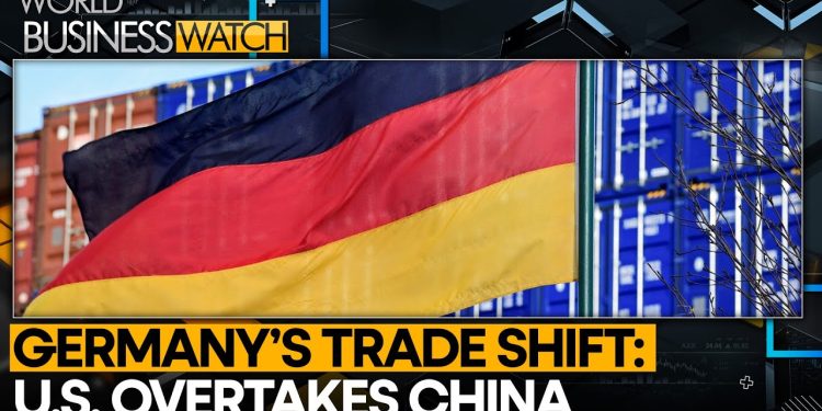 China overtakes U.S. as Germany’s top trading partner
